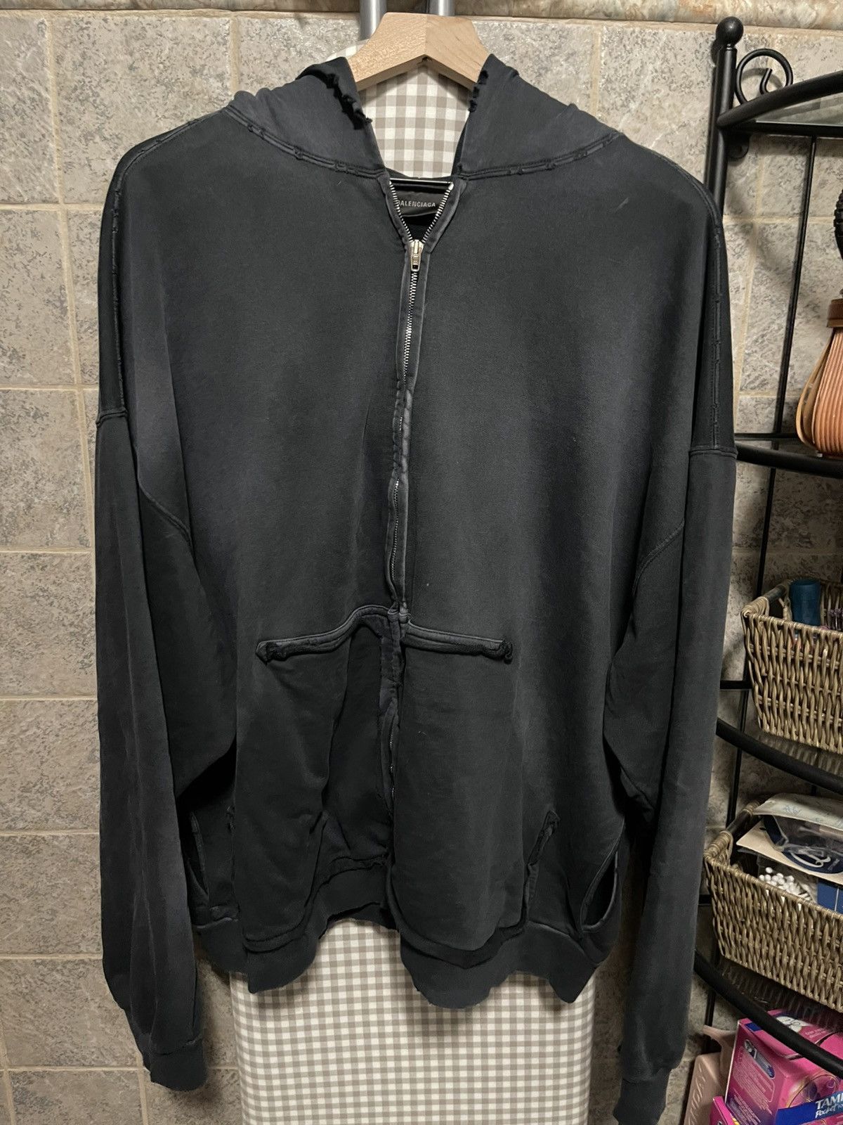 Balenciaga Balenciaga tape type zip-up Size US XL / EU 56 / 4 - 1 Thumbnail