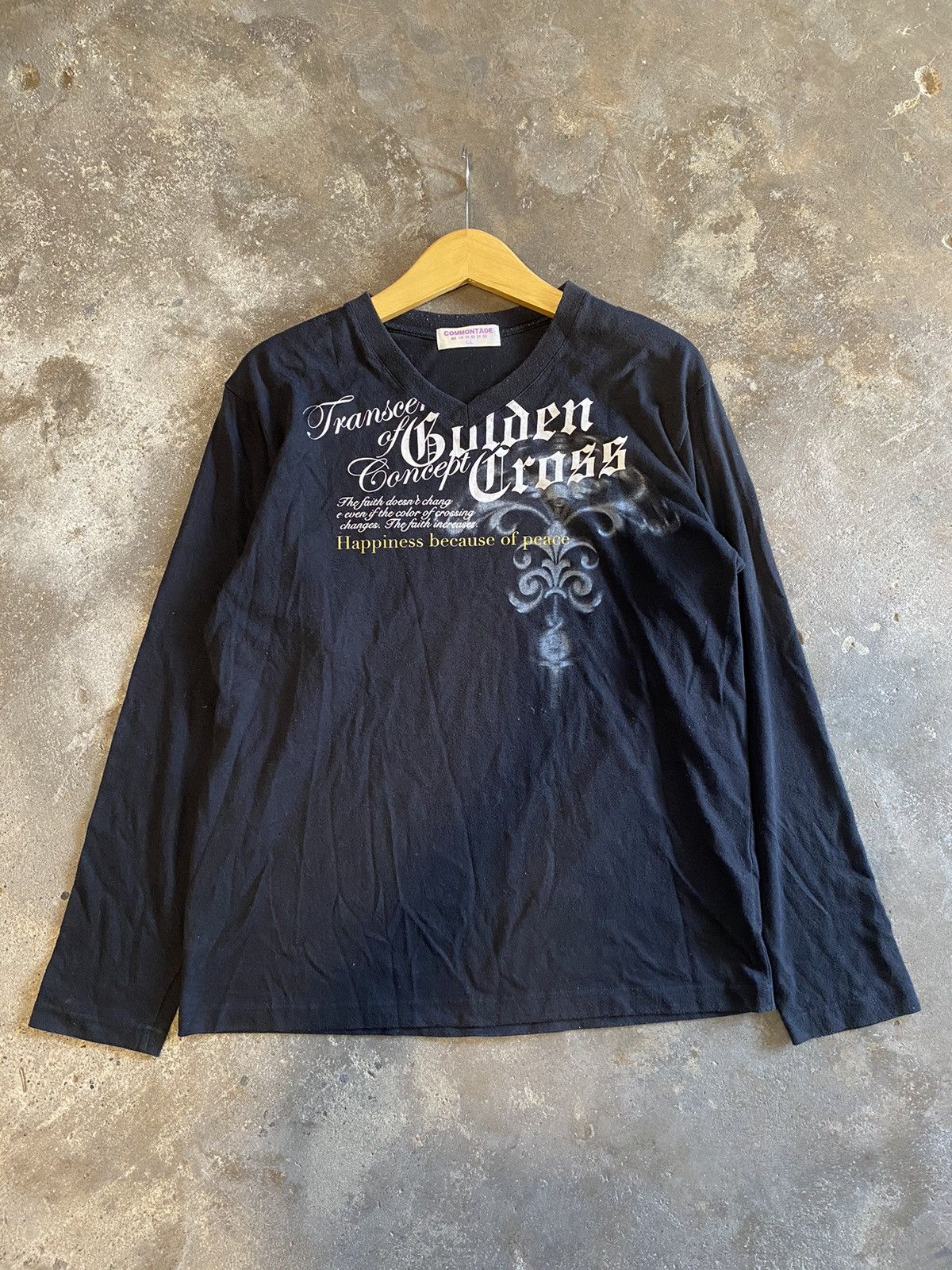 If Six Was Nine × Japanese Brand × Le Grande Bleu (L.G.B.) japanese brand longsleeve commontage poem Size US L / EU 52-54 / 3 - 4 Thumbnail