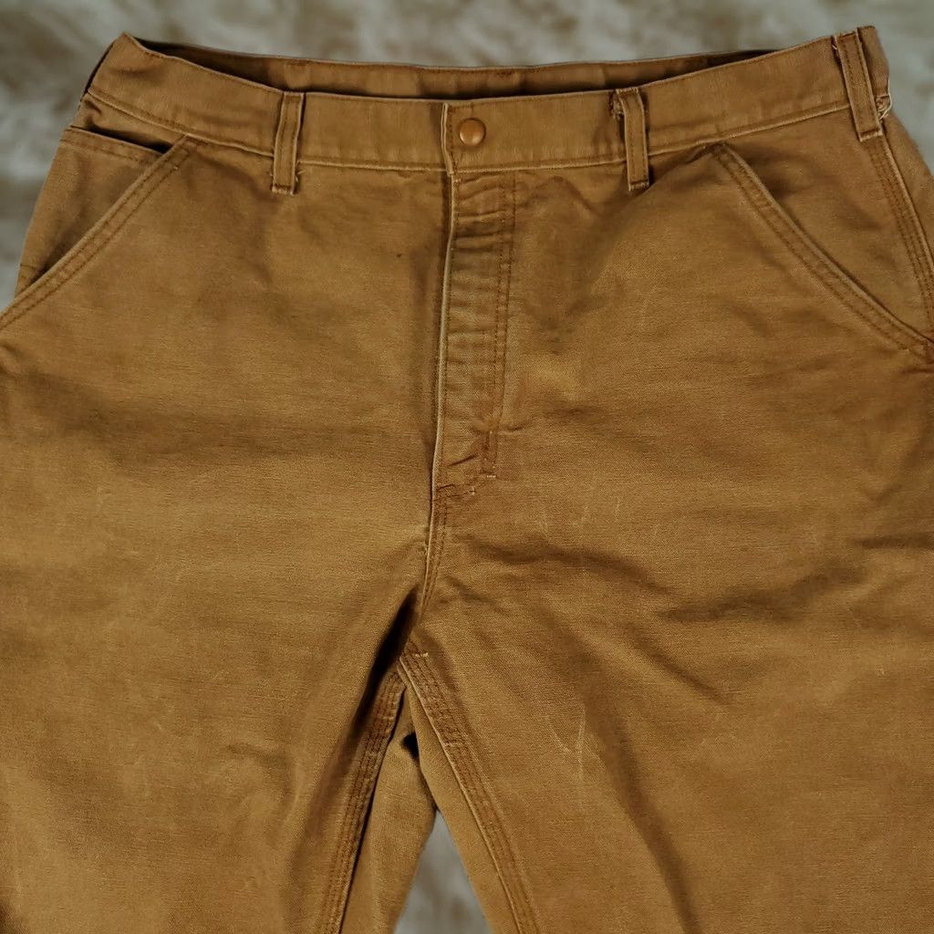 Carhartt Carhartt Jeans Men Size 38x30 Brown Carpenter FR Baggy Denim Pants Size US 38 / EU 54 - 1 Thumbnail