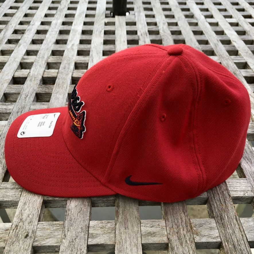 Nike Nike Atlanta Braves Tomahawk Script Logo Fitted Hat L / XL Size ONE SIZE - 2 Thumbnail