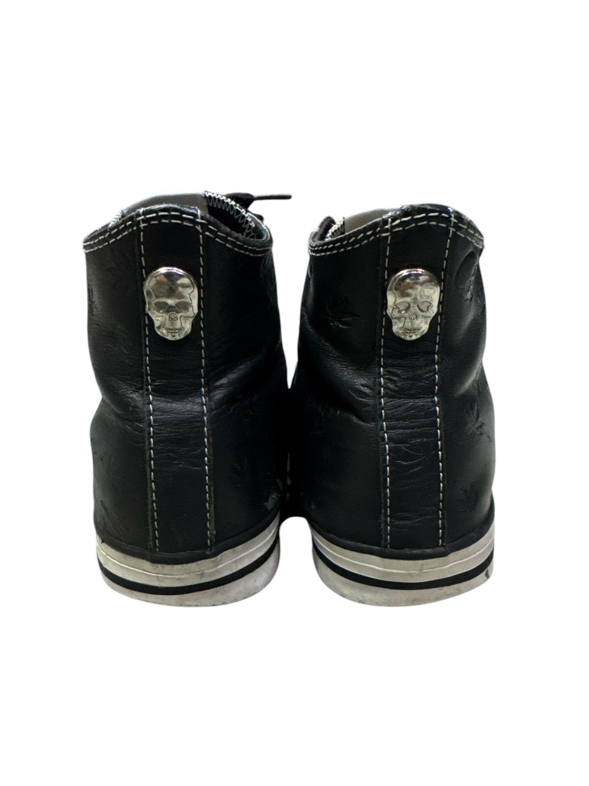 Lucien Pellat-Finet LUCIEN PELLAT FINET SKULL HEMP PRINT LEATHER SHOES Size US 8 / EU 41 - 6 Thumbnail