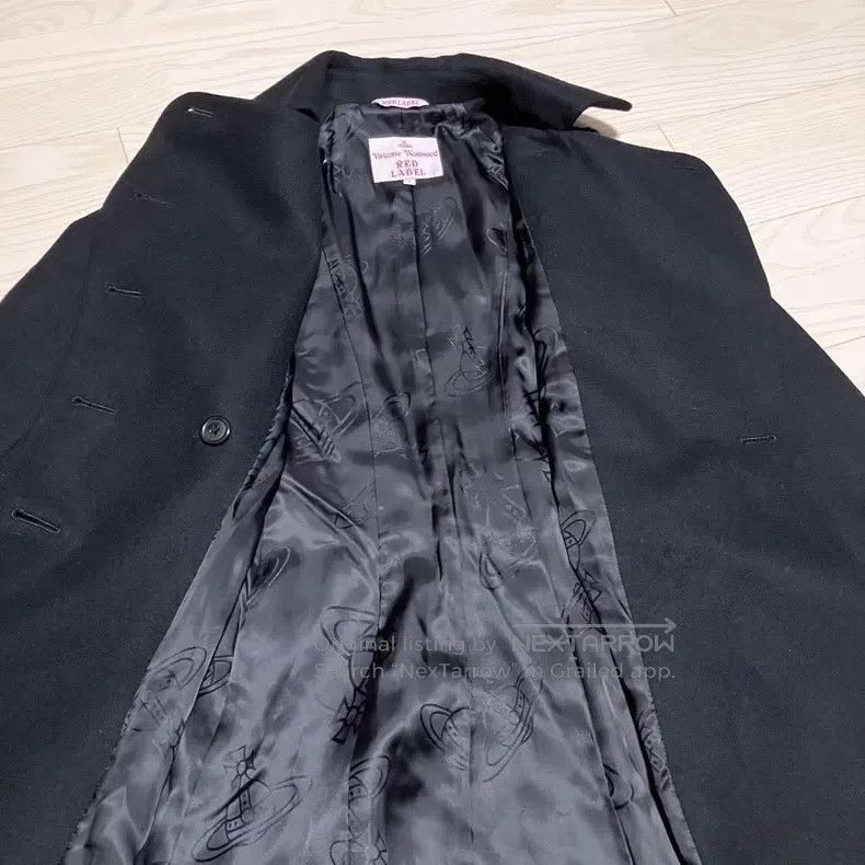 Vivienne Westwood Vivienne Westwood Red label A-line woolen coat, black wool Size L / US 10 / IT 46 - 5 Thumbnail