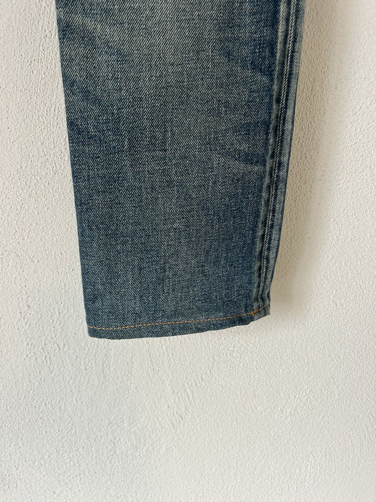 Saint Laurent Paris Saint Laurent Washed Blue Denim Jeans, D24 M/SK-MW Size US 29 - 20 Thumbnail