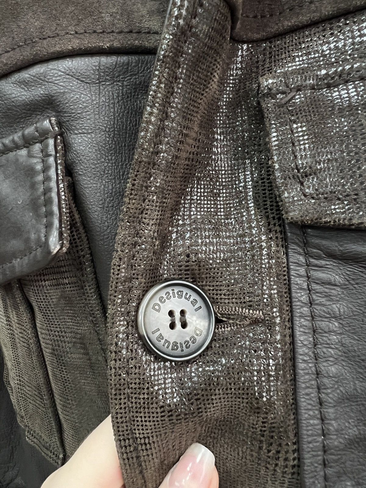 14th Addiction Rare 14thAddiction style leather blazer avant GARDE y2k Size US L / EU 52-54 / 3 - 5 Thumbnail