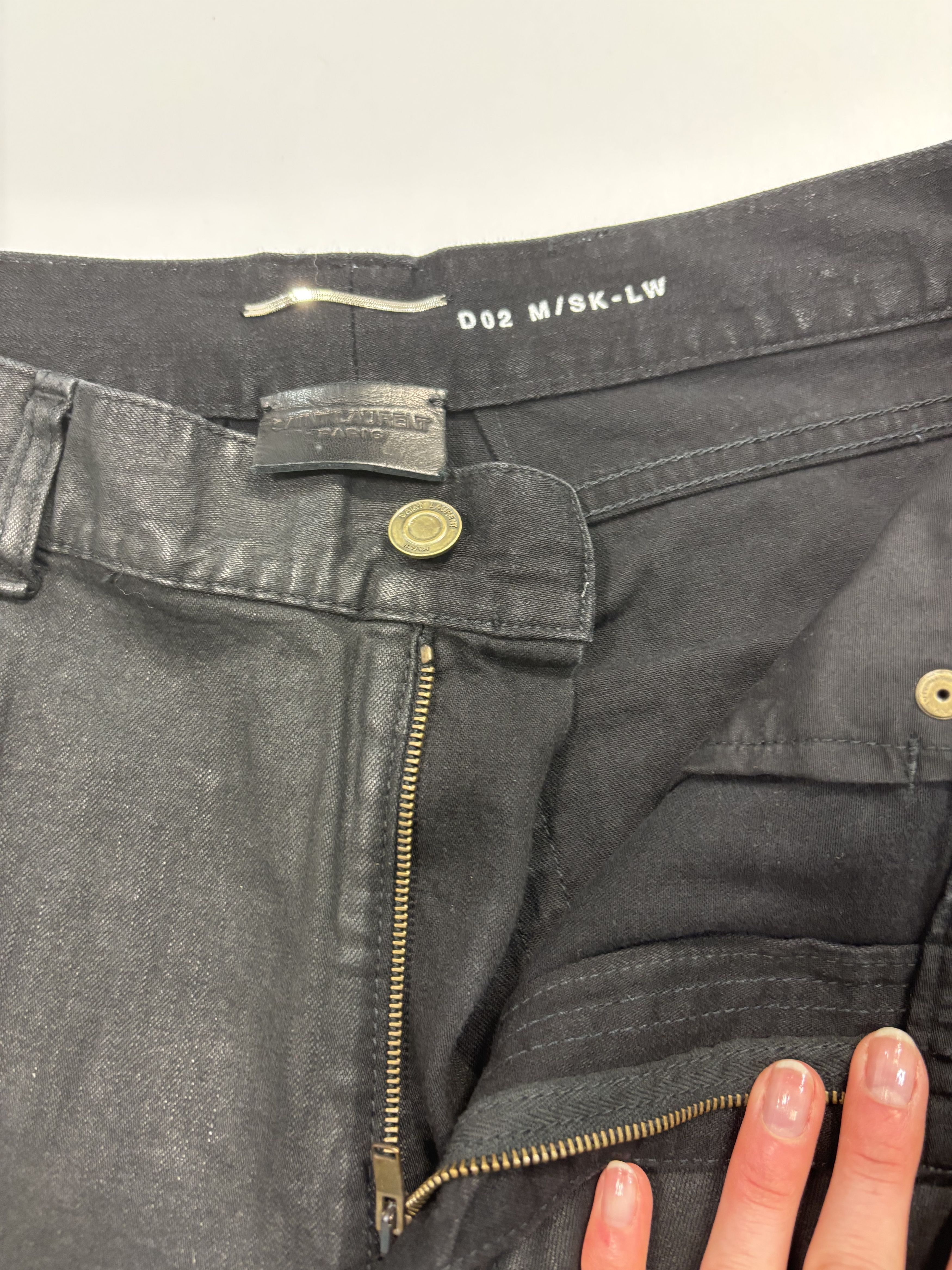 Saint Laurent Paris Saint Laurent Black Jeans Size US 36 / EU 52 - 2 Thumbnail
