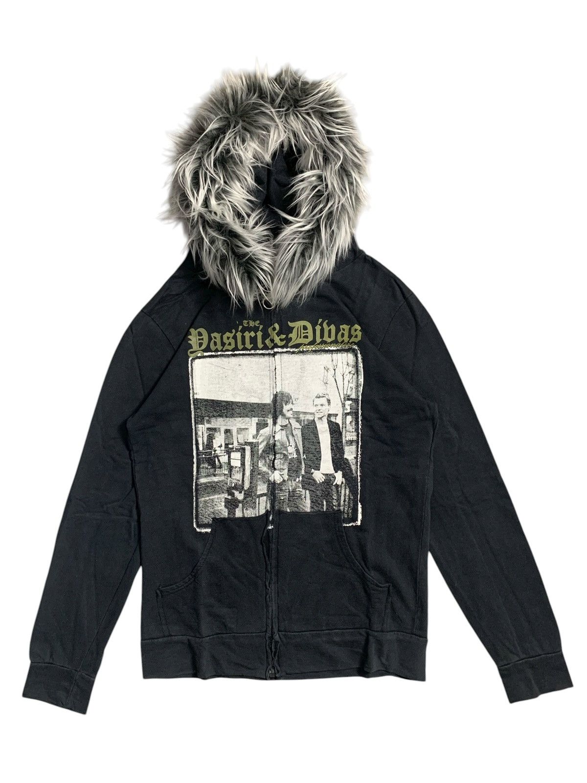 Japanese Brand 2000's Over Fur Hoodie HBA LGB Style | Grailed