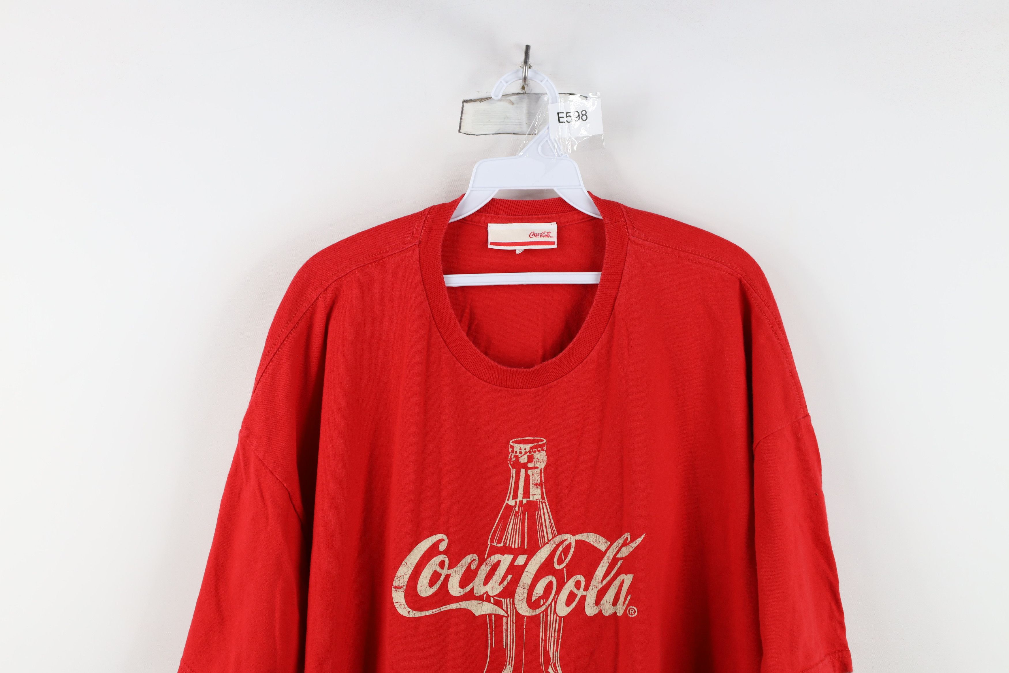 Coca Cola Vintage Coca Cola Spell Glass Bottle Short Sleeve T-Shirt Size US XXL / EU 58 / 5 - 2 Thumbnail