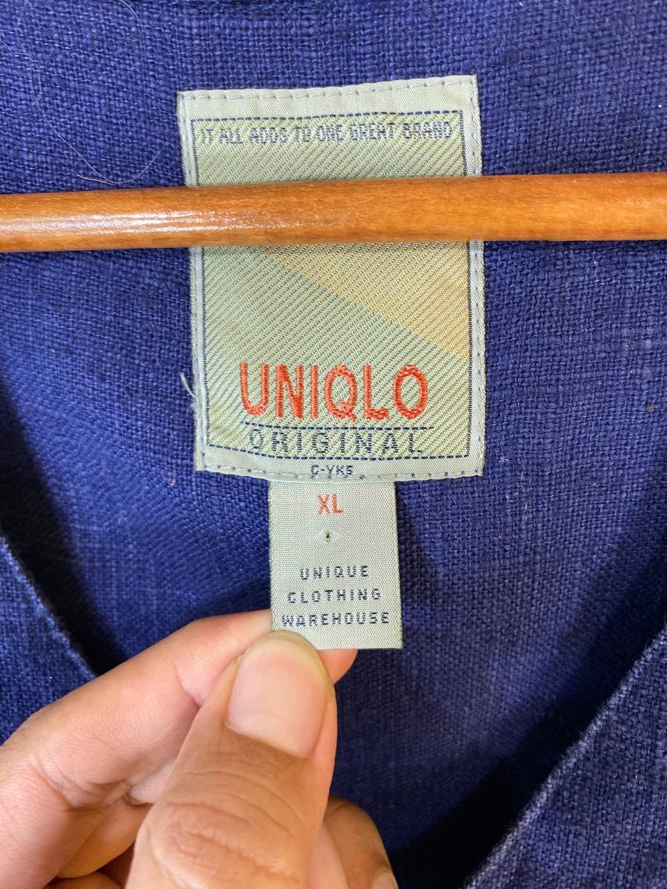 Uniqlo vintage uniqlo japanese brand denim vest nice design Size US XL / EU 56 / 4 - 4 Thumbnail