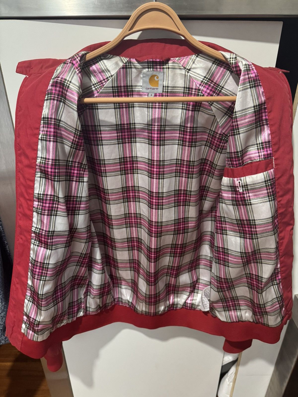 Carhartt Carhartt Rude Jacket – Red Harrington Style Size US S / EU 44-46 / 1 - 4 Thumbnail