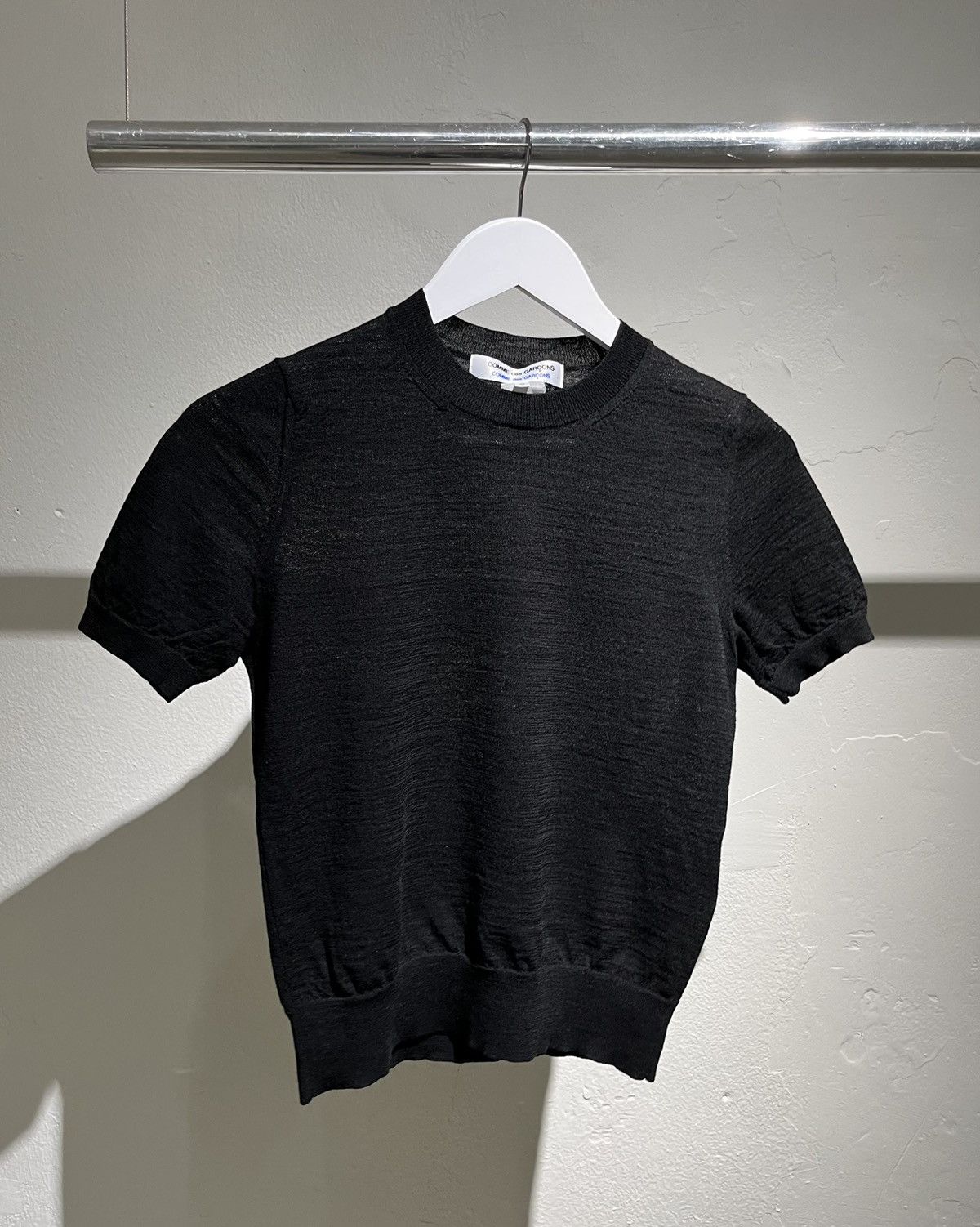 Comme des Garcons Vintage Fitted Knit T-Shirt Size S / US 4 / IT 40 - 1 Thumbnail