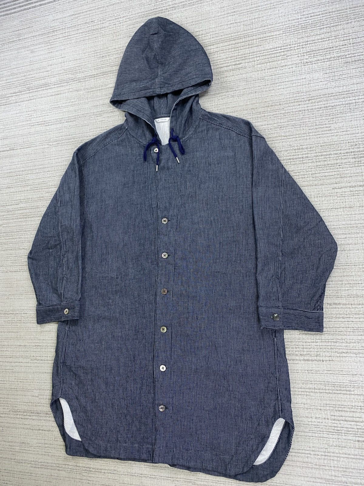 Japanese Brand × Untitled Artworks × Vintage Vintage Art Work Blue Fullbutton Hoodie Jacket Size L / US 10 / IT 46 - 4 Thumbnail