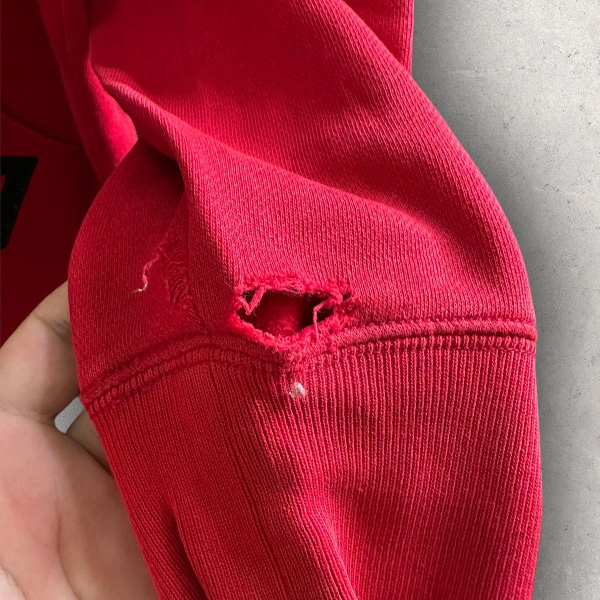 Polo Ralph Lauren × Vintage Vintage Ralph Lauren Distressed Polo Jean Hoodie Sweatshirt Size US S / EU 44-46 / 1 - 5 Thumbnail