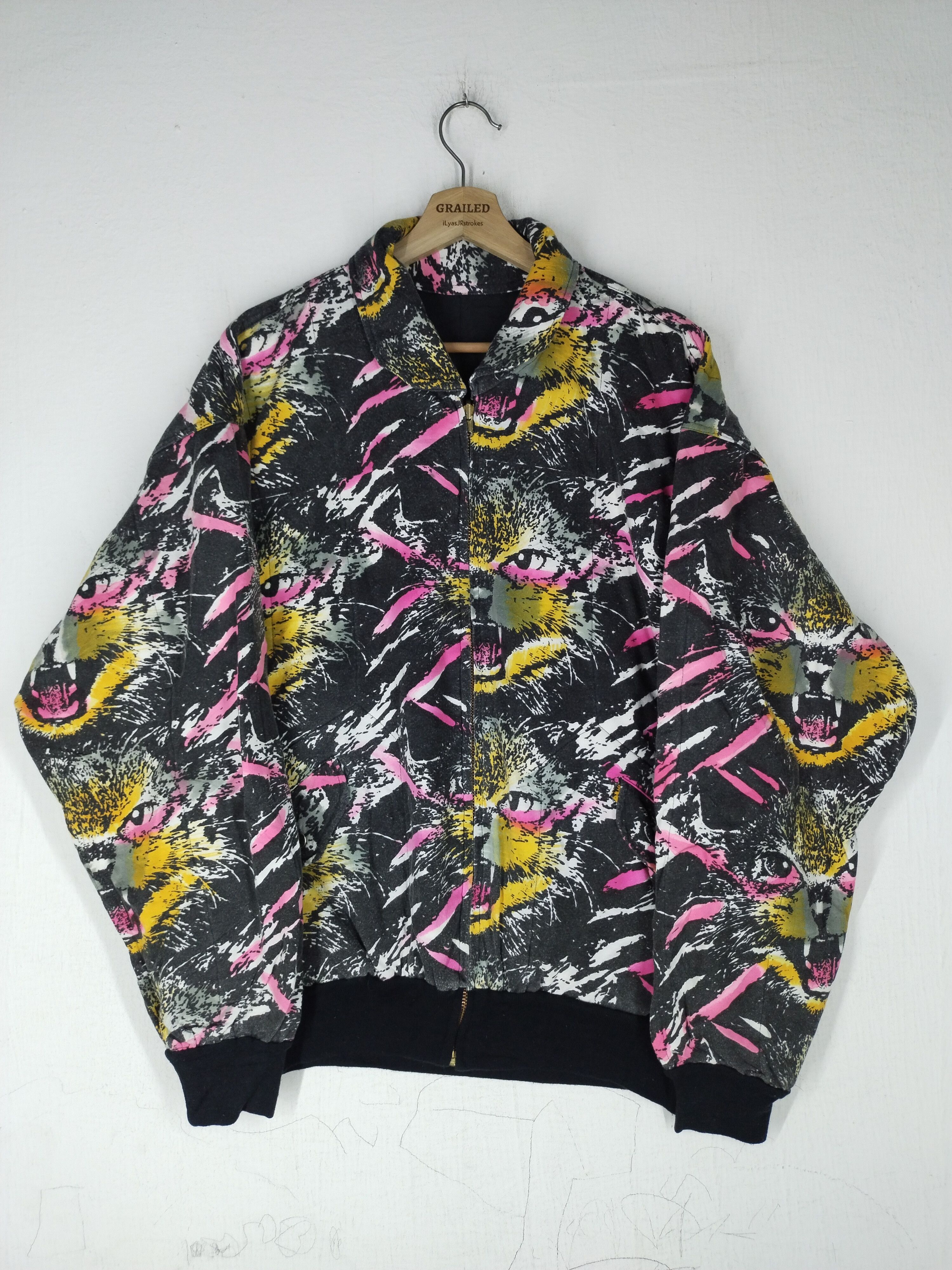 Vintage Vintage 80's Alaska Tiger Promo Overview Snow Jacket Size US L / EU 52-54 / 3 - 2 Thumbnail