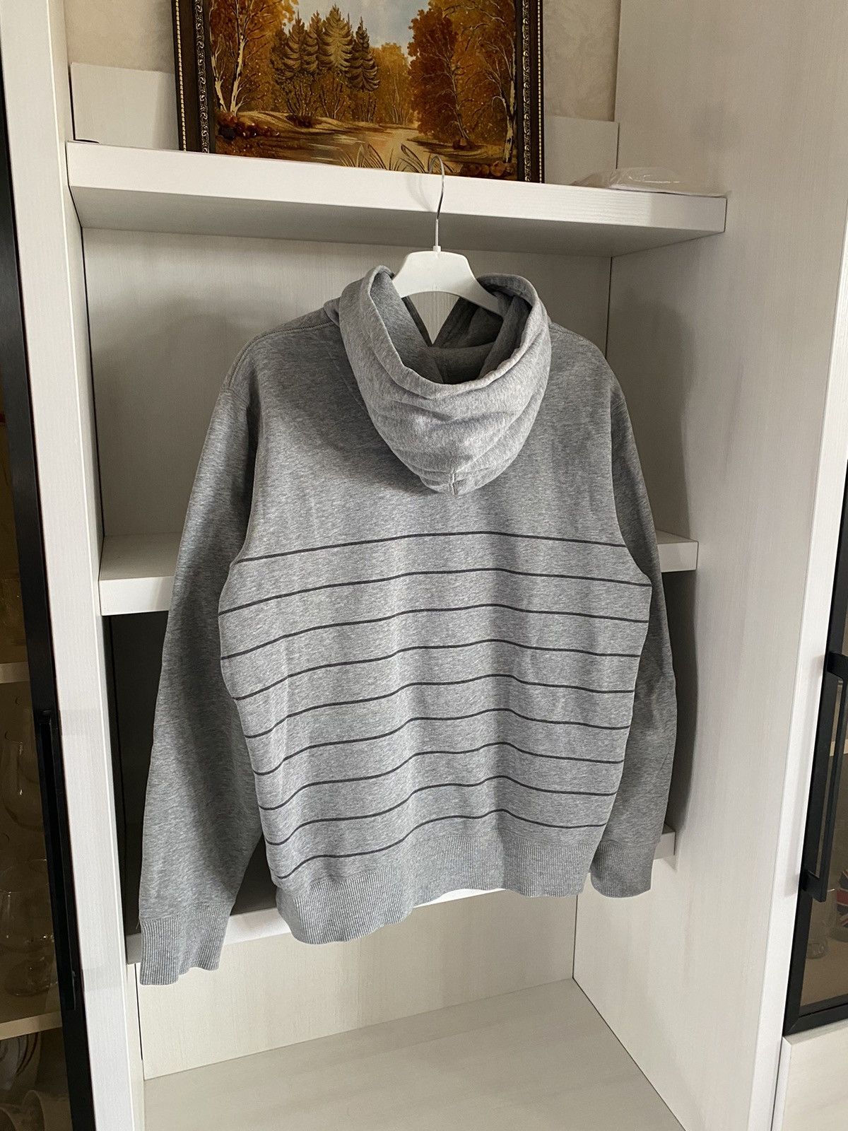 Nike Vintage Nike Y2K Mini logo Hoodie Gray Baggy Streetwear USA Size US M / EU 48-50 / 2 - 6 Thumbnail
