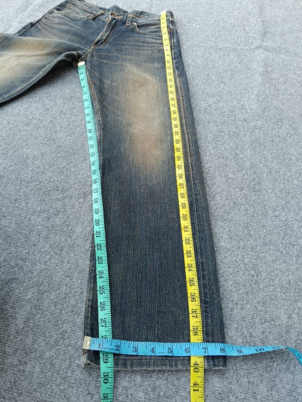 Edwin Edwin 505ZX Vintage Wide Leg Jeans with Selvedge. Size US 28 / EU 44 - 9 Thumbnail