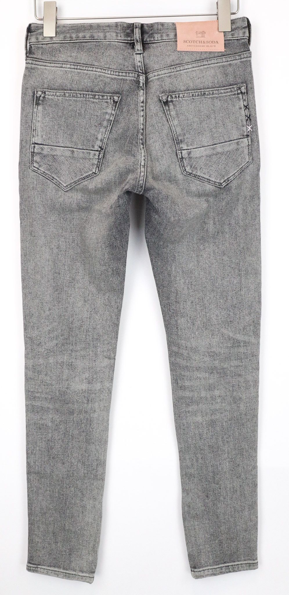 Scotch & Soda SKIM X W28/L32 Grey Skinny Ripped Stretch Jeans 74743 Size 28" / US 6 / IT 42 - 2 Thumbnail