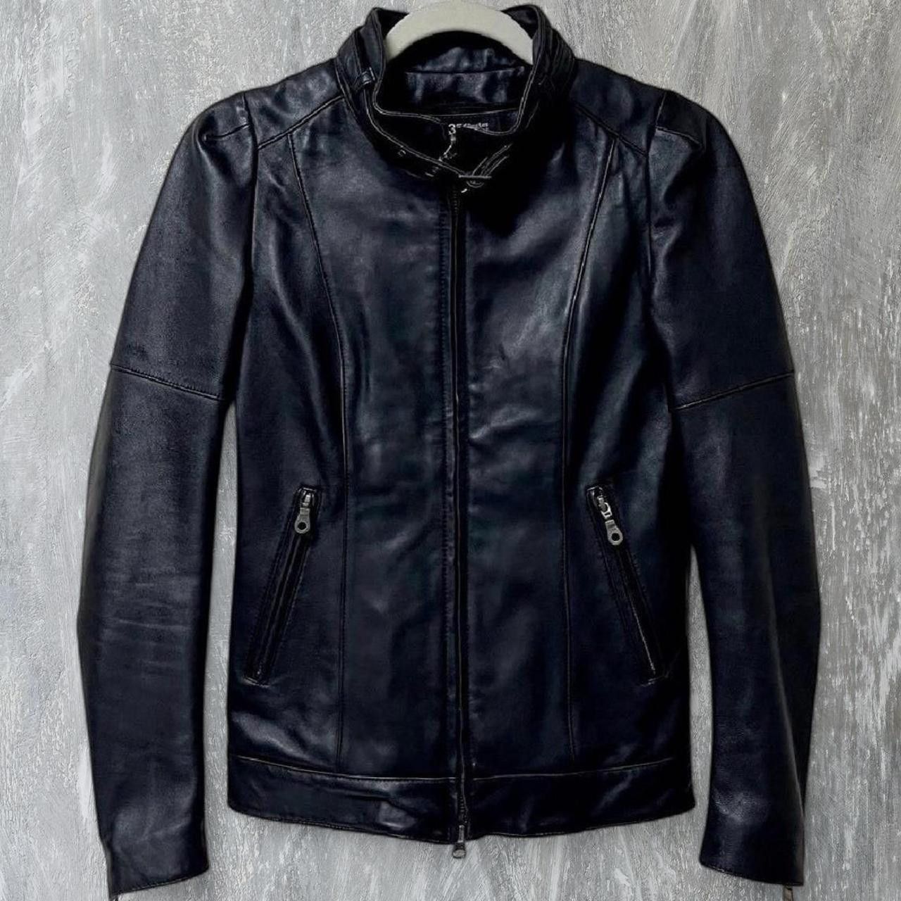 5351 POUR LES HOMMES 5351pour les hommes black lamb leather jacket Size US M / EU 48-50 / 2 - 1 Thumbnail