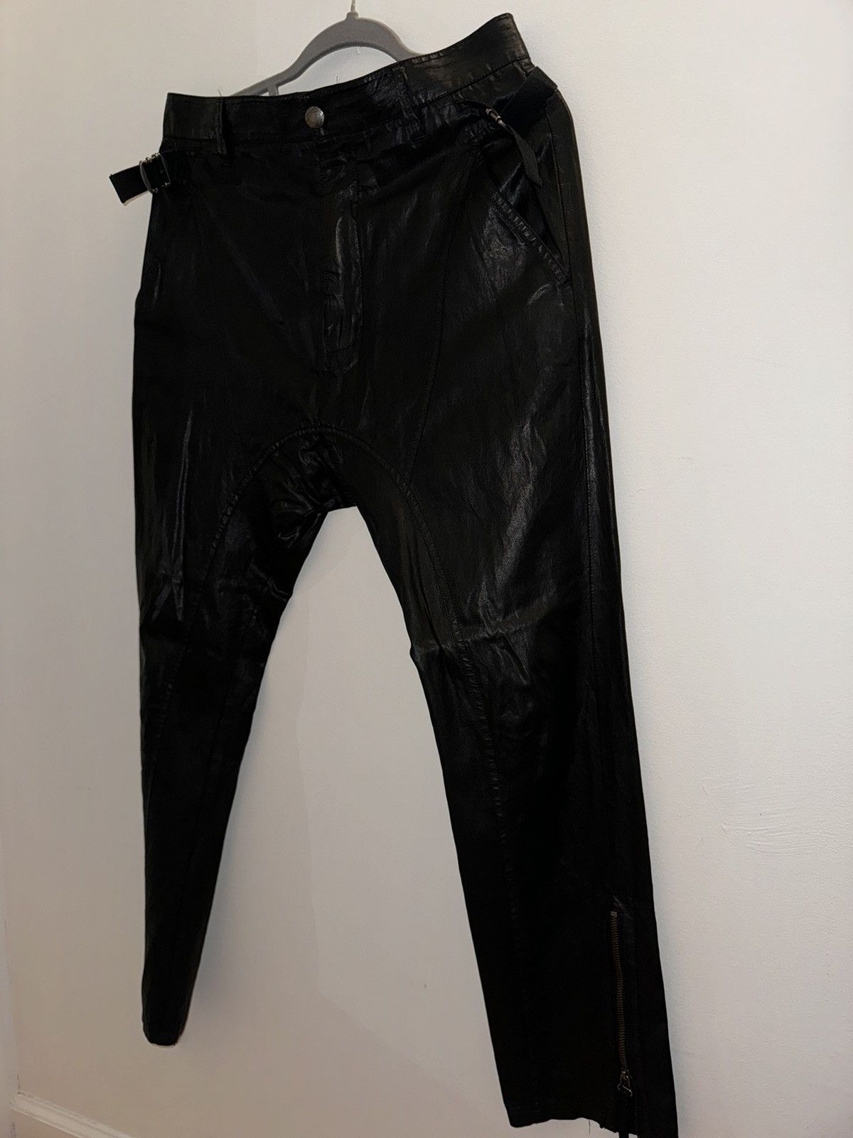 Helmut Lang × Vintage Helmut Lang Vintage wax cotton pants Size US 30 / EU 46 - 22 Thumbnail