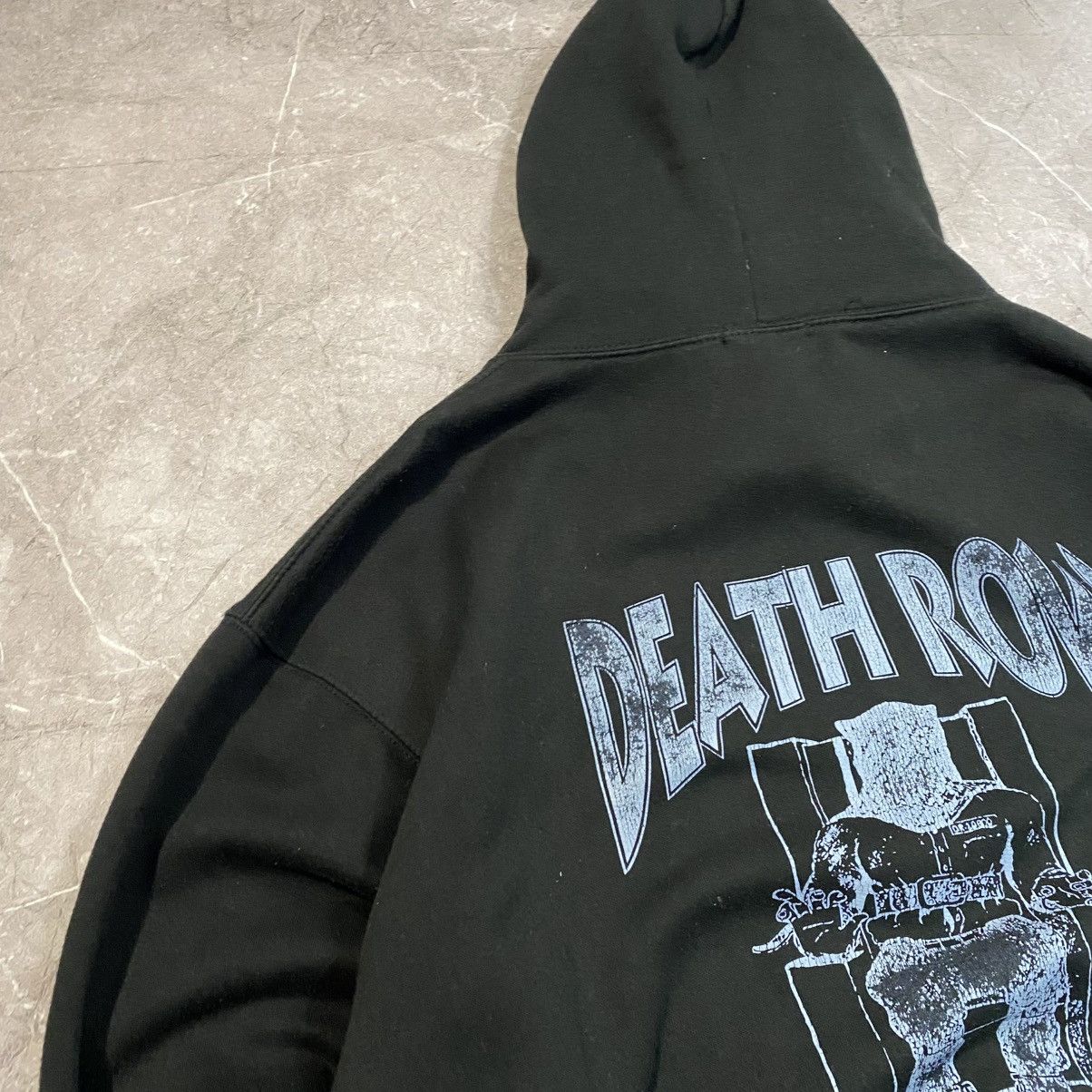 Band Tees VINTAGE DEATH ROW RECORDS BIG LOGO HOODIE 00s Size US XL / EU 56 / 4 - 2 Thumbnail