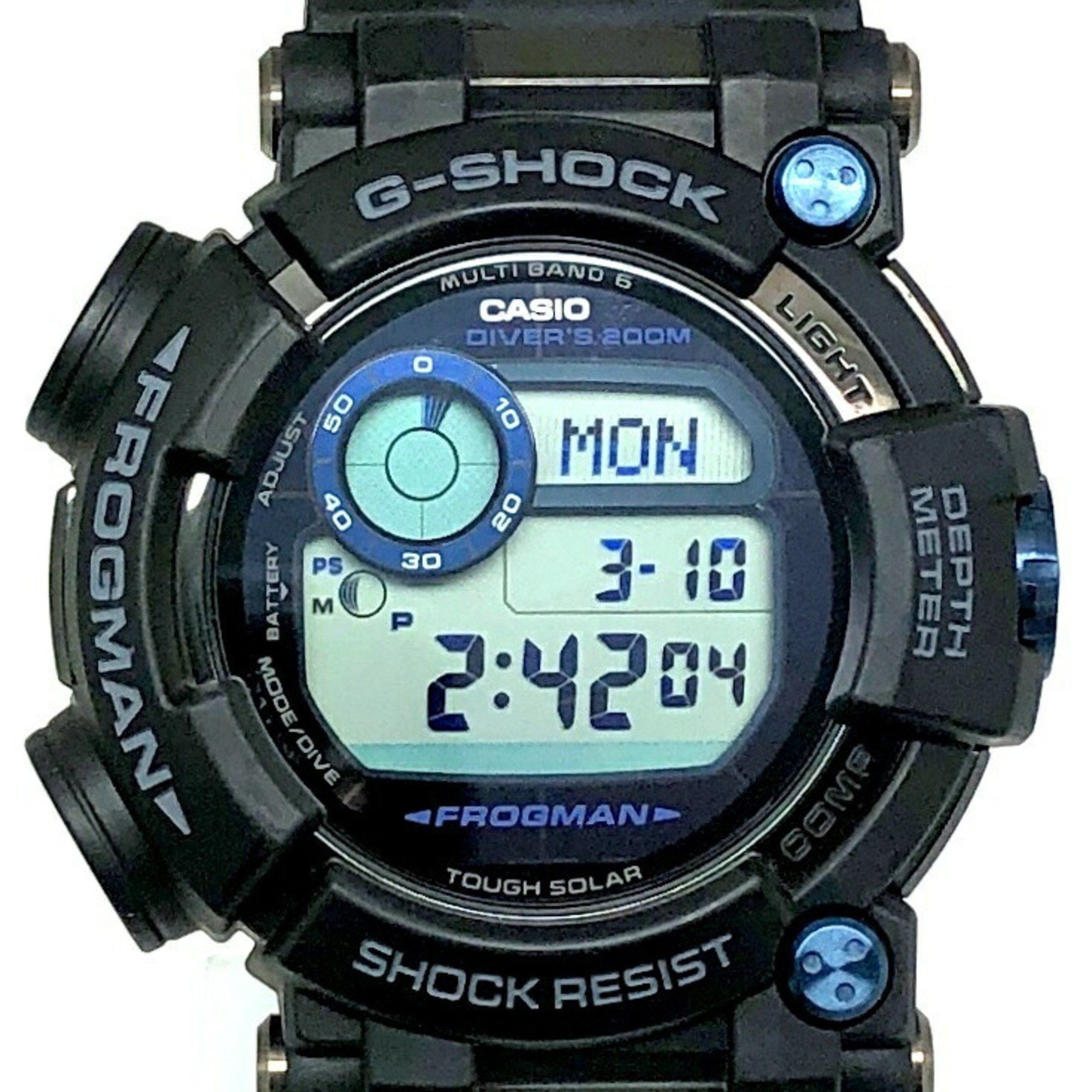 Casio G-SHOCK CASIO Watch GWF-D1000B-1 FROGMAN 6th Generation Frogman Radio Solar Triple Sensor High Brightness LED Backlight Internal Anti-Reflection Coating Sapphire Glass Long Band Released June 2016 Mikunigaoka Store ITD9KYVRRQSD Size ONE SIZE - 1 Thumbnail