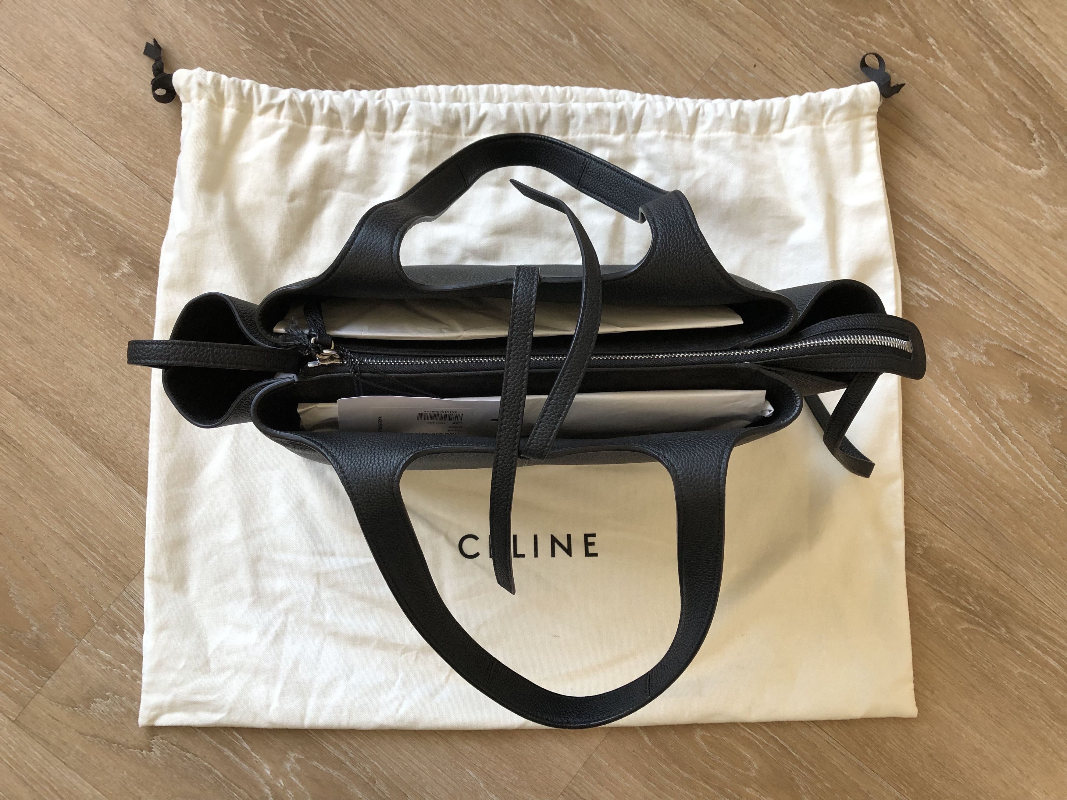 Celine Celine Trifold Small Tote Bag Black Size ONE SIZE - 3 Thumbnail