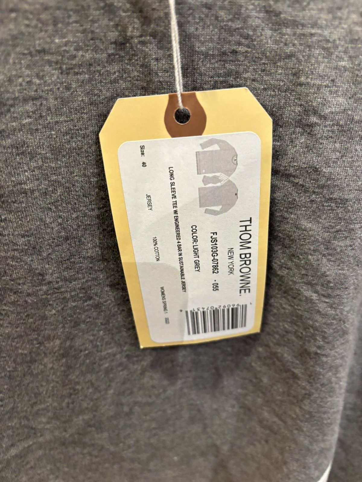 Thom Browne Thom Browne 4 Bar LS Top Size S / US 4 / IT 40 - 4 Thumbnail