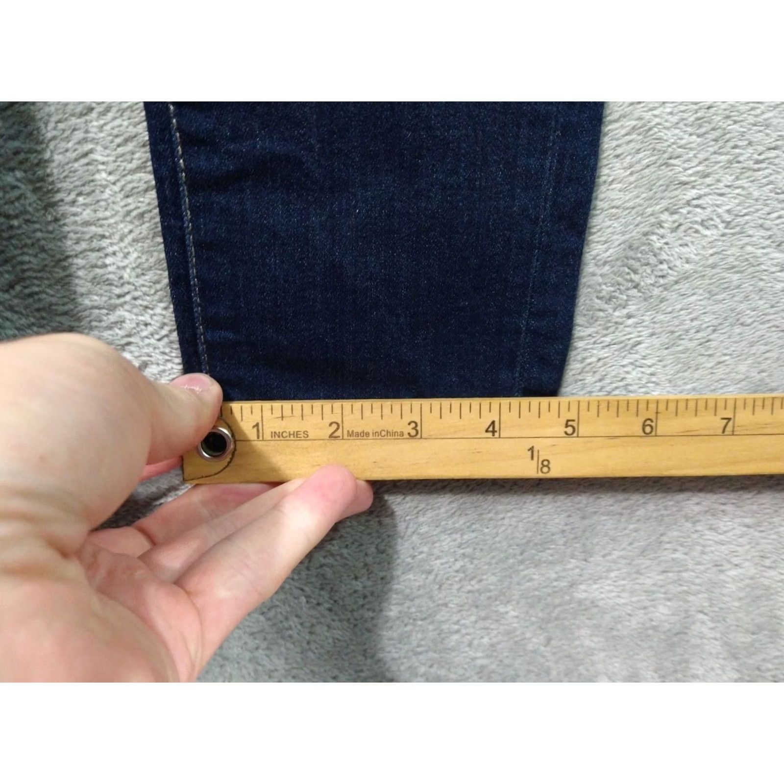 Vintage Buckle BKE Jeans Womens 29x31.5 Blue Denim Payton Universal Fit Mid Rise Skinny Size 29" - 6 Thumbnail