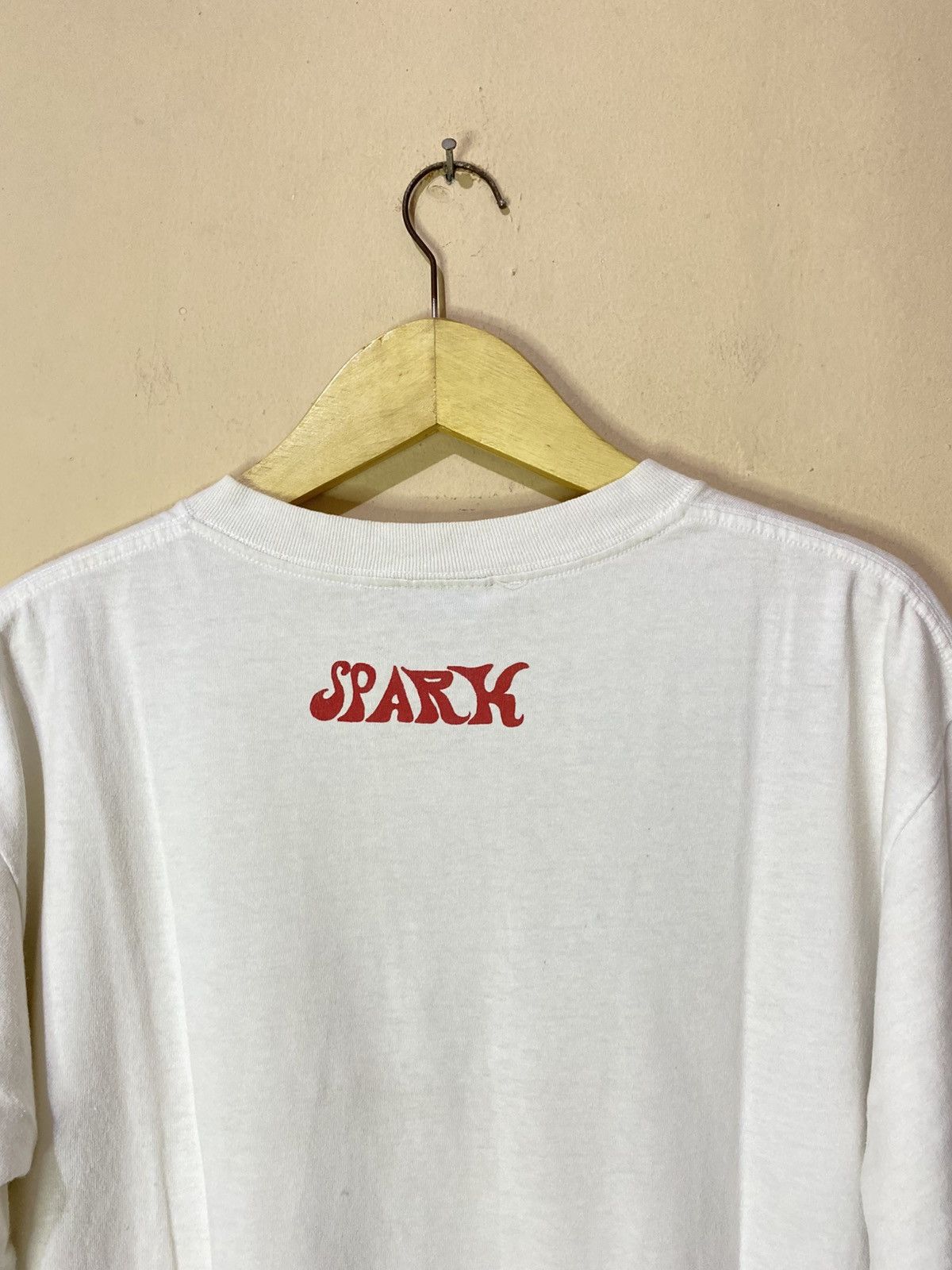 Vintage 90s Spark Skateboard Logo Tee Size US L / EU 52-54 / 3 - 8 Thumbnail
