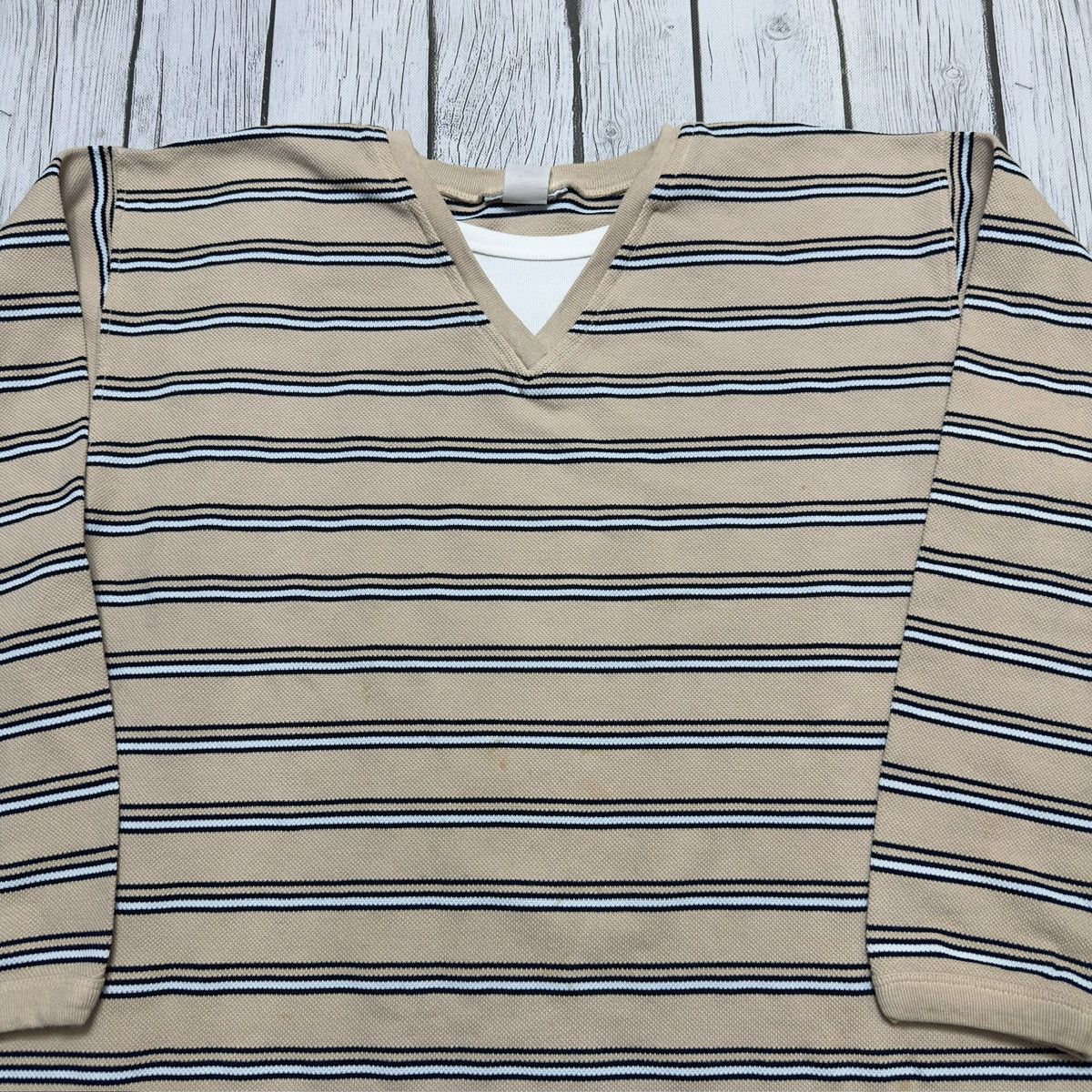 Vintage Vintage striped long sleeve shirt Size US M / EU 48-50 / 2 - 3 Thumbnail