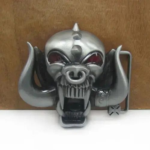 Other Black Exaggerated Skull Head Buckle ( no belt ) Size ONE SIZE - 1 Thumbnail