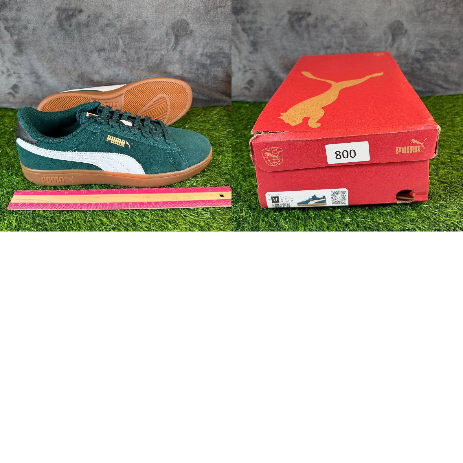 Puma Puma Smash 3.0 Year Of Sport Dark Myrtle Green Suede Gum Sole 397484-01 Mens 11 Size US 11 / EU 44 - 9 Thumbnail