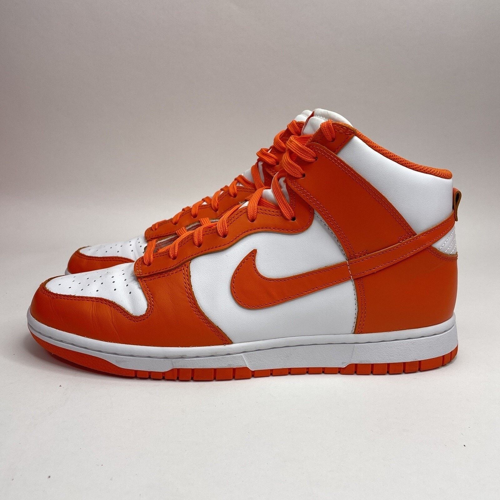 Nike Nike Dunk High Retro “Syracuse/Orange Blaze” DD1399-101 Size US 11 / EU 44 - 6 Thumbnail