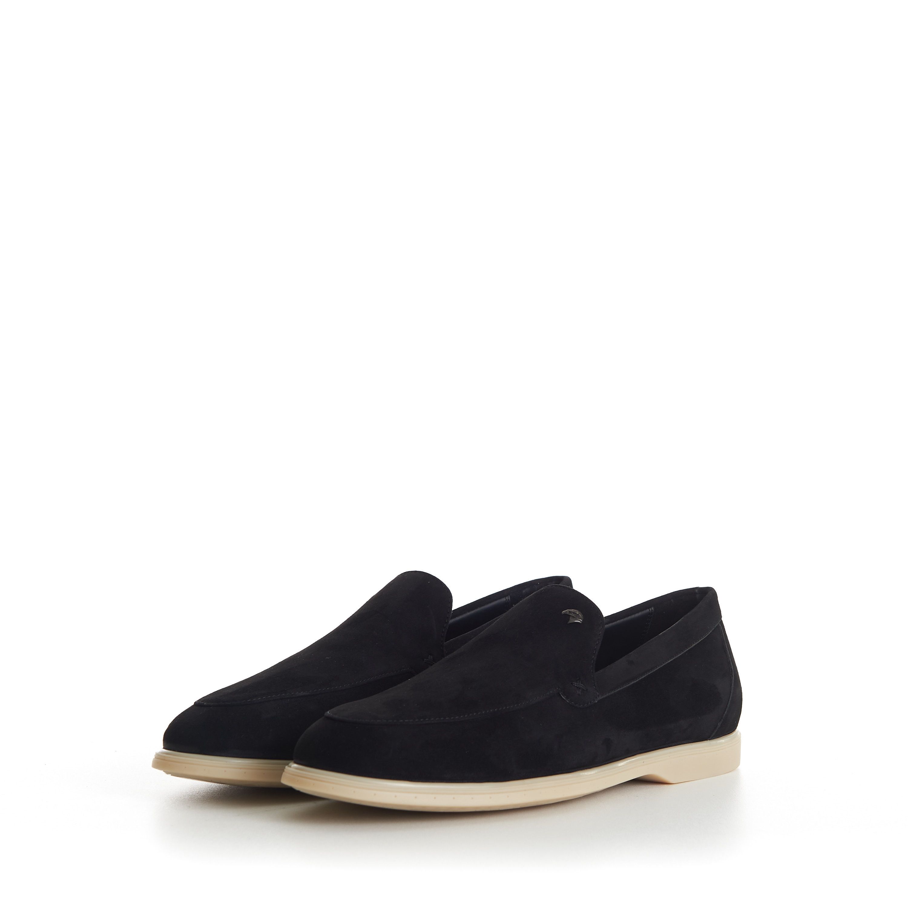 Stefano Ricci Black Suede Slip-On Loafers - Eagle Head Hardware Size US 9.5 / EU 42-43 - 4 Thumbnail