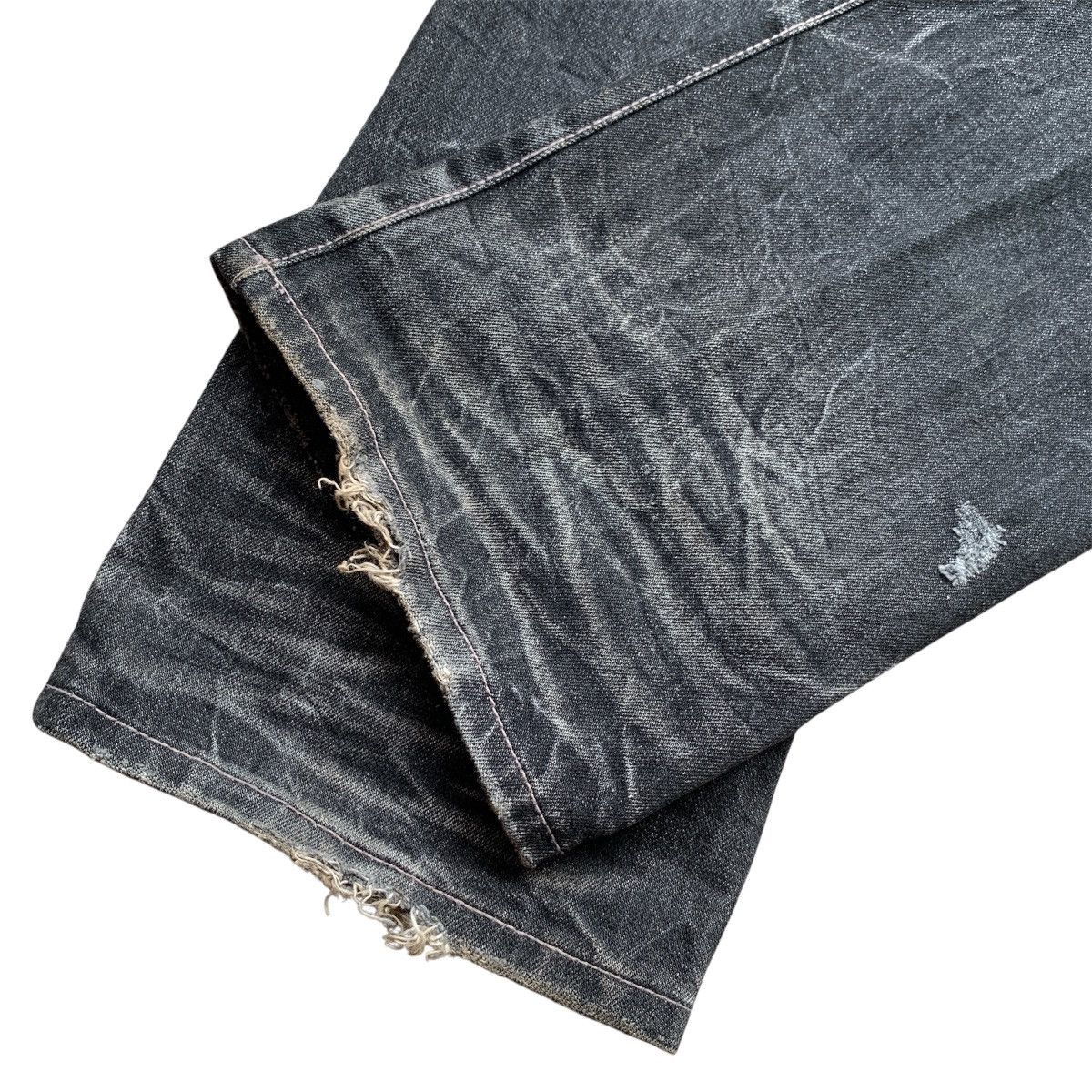 If Six Was Nine La Gate Distressed Flare Denim Jeans Size US 32 / EU 48 - 5 Thumbnail