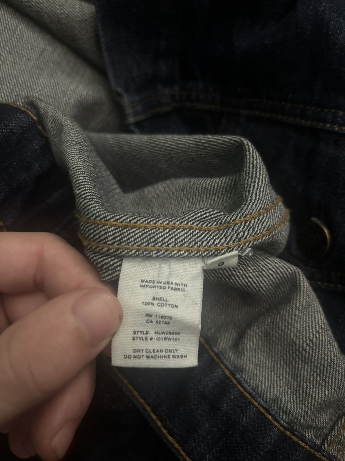 Helmut Lang Helmut Lang Re-Edition Red Stripe Denim Jacket Size US L / EU 52-54 / 3 - 4 Thumbnail