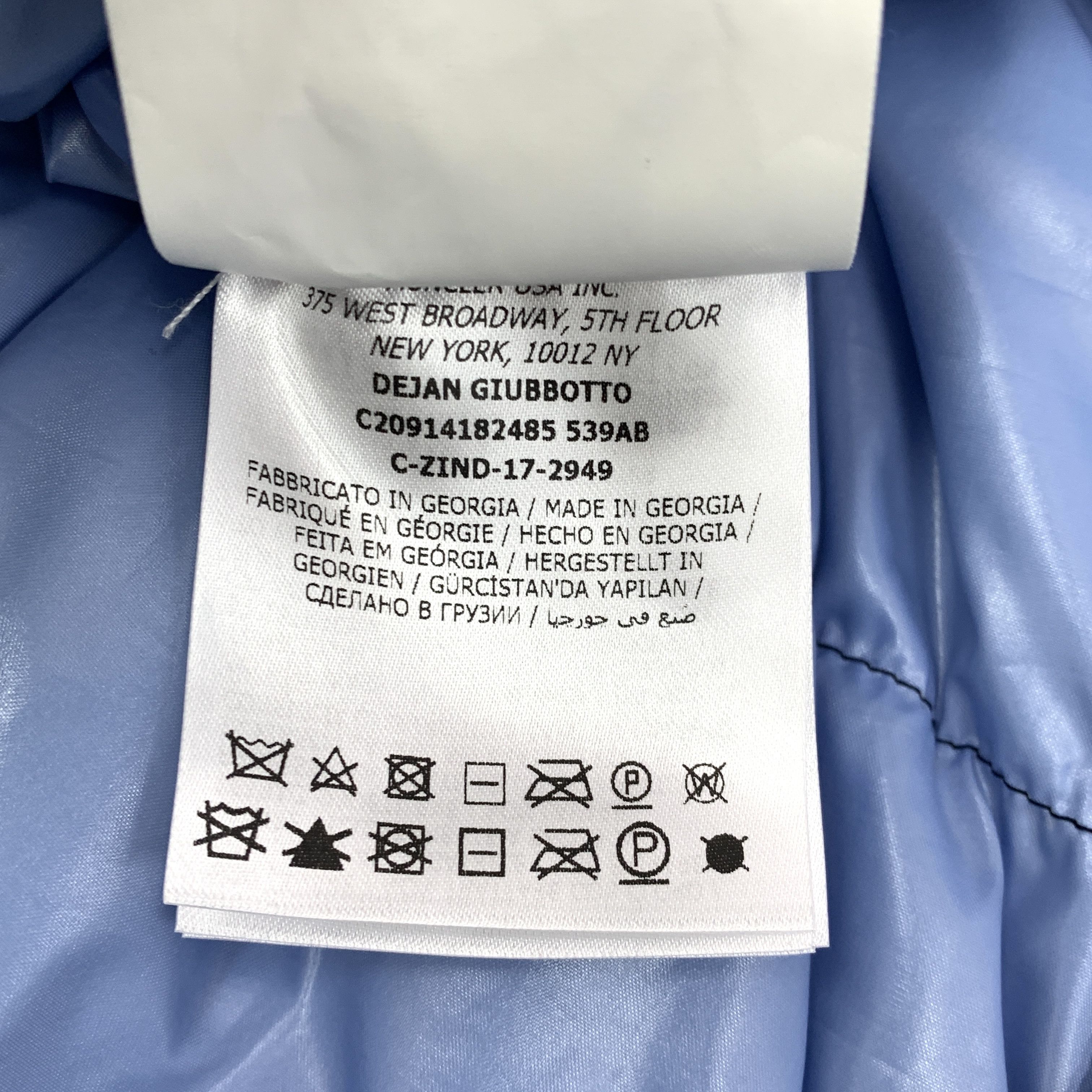 Moncler Moncler Dejan Blue Ski Down Jacket (Size XS) Size US XS / EU 42 / 0 - 4 Thumbnail