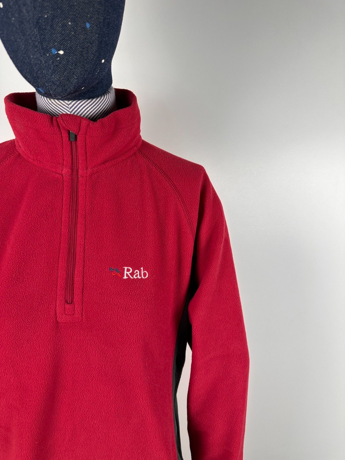 Rab Rab Micro Top Women's Fleece Pullover Red Gray Size M Size M / US 6-8 / IT 42-44 - 2 Thumbnail