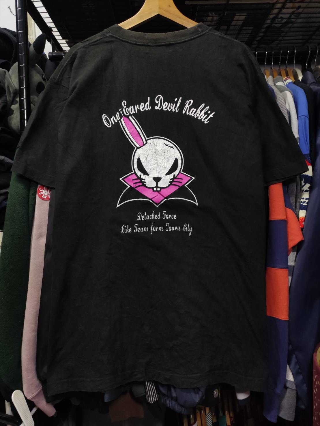 Anime The Front of Armament " KKK " One Eared Devil Rabbit TFOA Size US XL / EU 56 / 4 - 7 Thumbnail