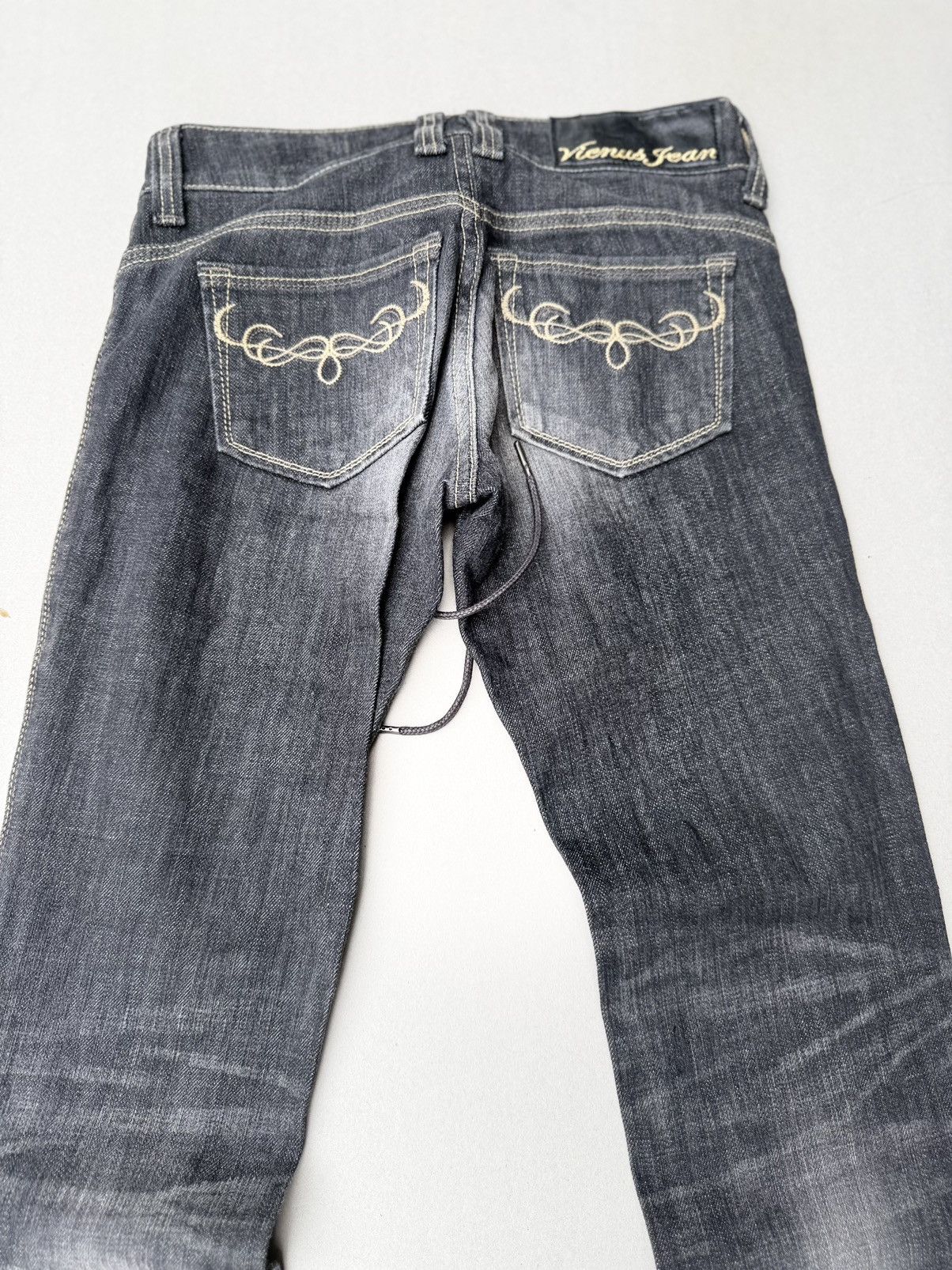 Japanese Brand VIENUS lace up flare jeans Size US 26 / EU 42 - 6 Thumbnail