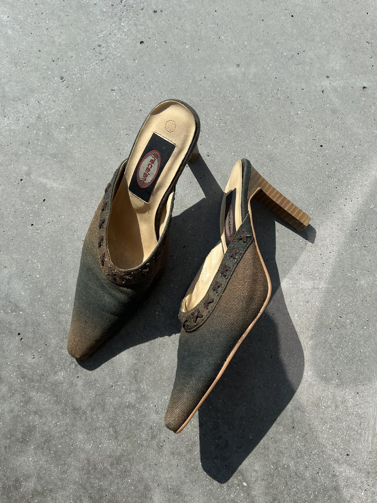 Japanese Brand × Vintage Vintage y2k graceland denim boots heels archieve Size US 9 / IT 39 - 2 Thumbnail