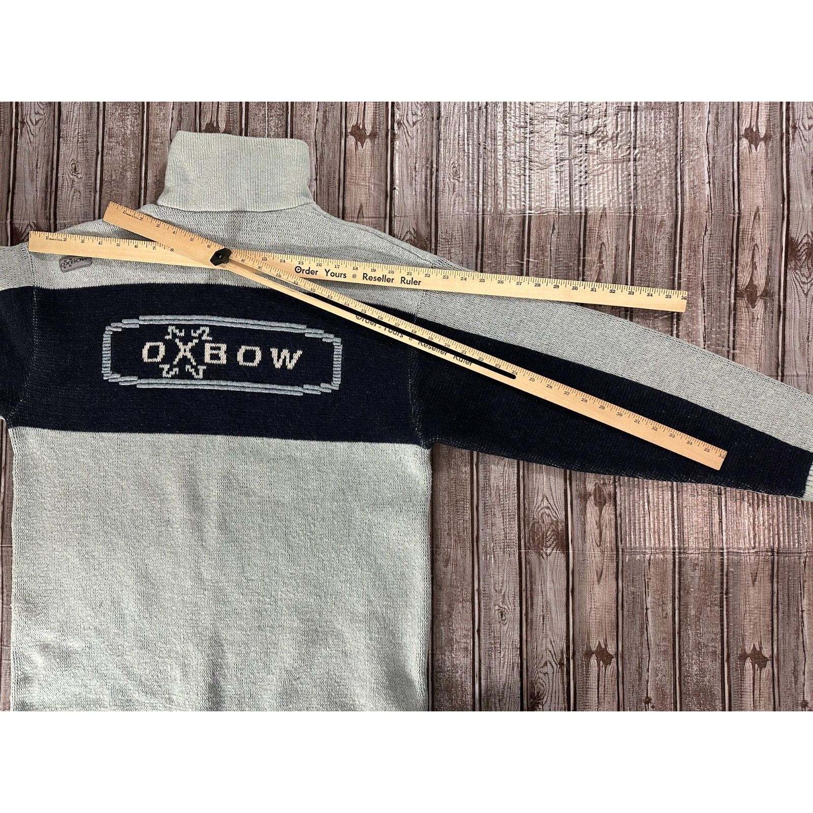 Oxbow Oxbow Wool blend Knit ski Chandail Sweater Rare Vintage 198 Size US XL / EU 56 / 4 - 6 Thumbnail