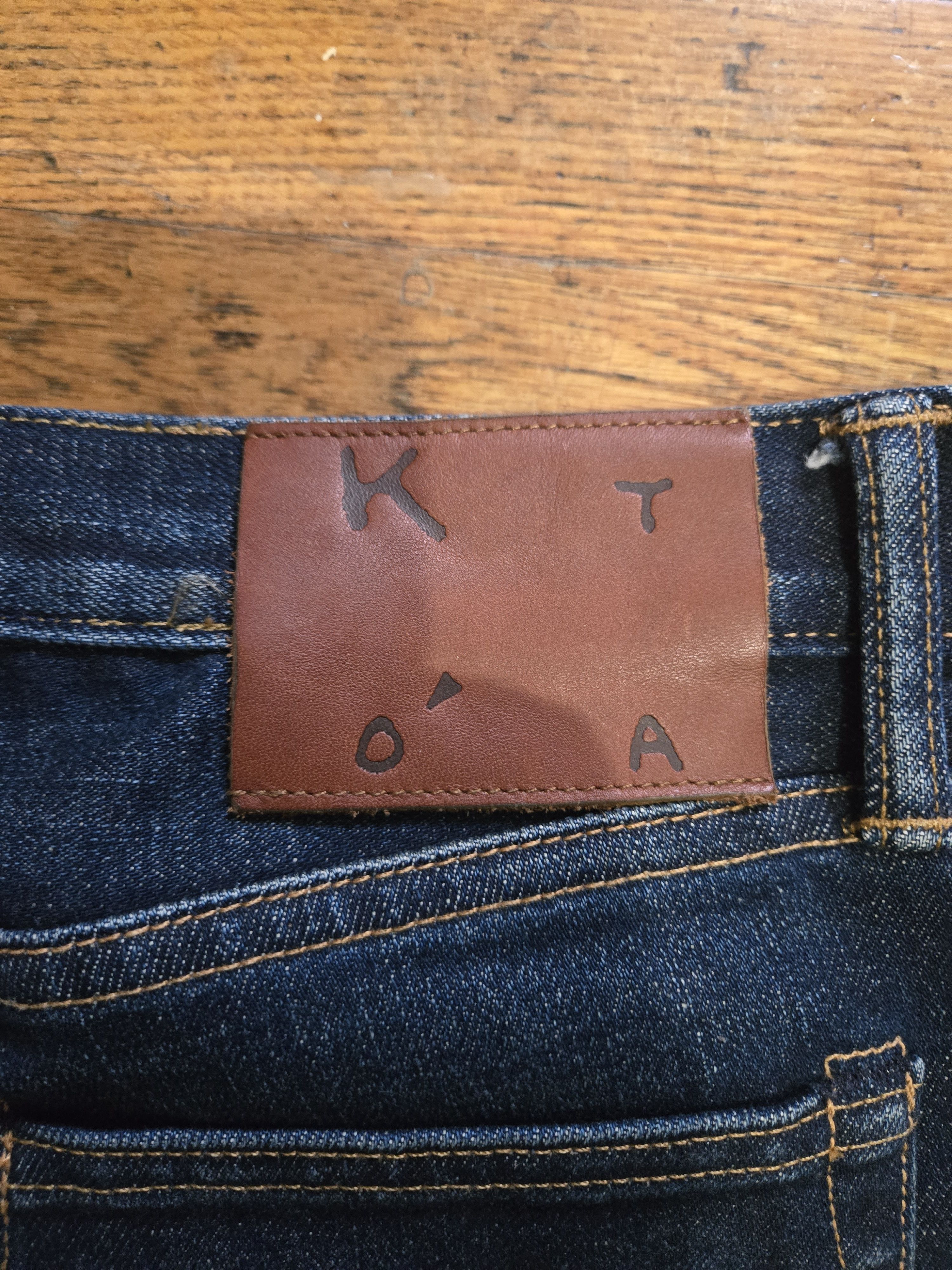 KATO Kato by Hiroshi Kato 32 Pen Slim Jett wash Denim jeans Size US 32 / EU 48 - 6 Thumbnail