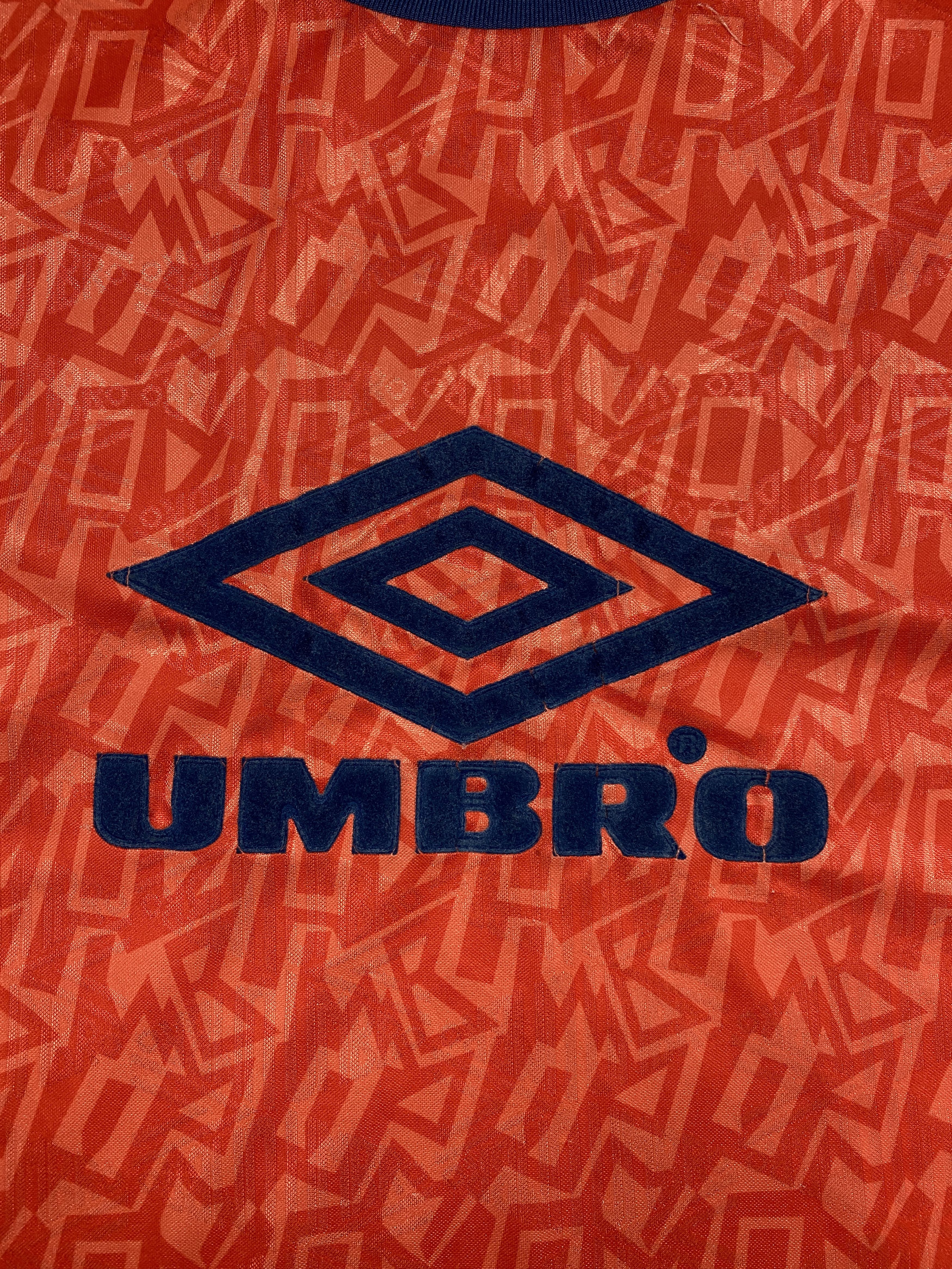 Umbro × Vintage Umbro Pro Training Vintage Mens Crew Neck T-Shirt Size US L / EU 52-54 / 3 - 3 Thumbnail