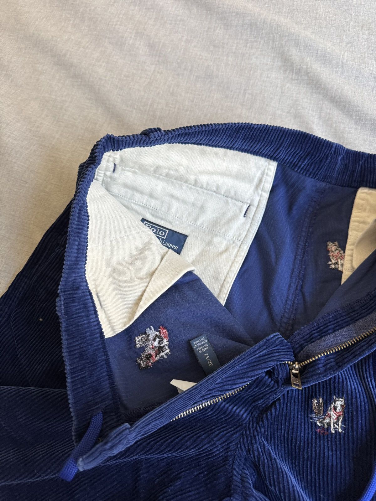Polo Ralph Lauren Polo Ralph Lauren Embroidered Corduroy Trousers Size US 32 / EU 48 - 7 Thumbnail