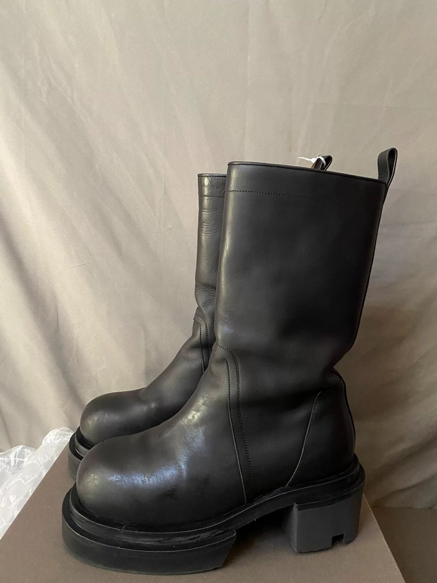 Rick Owens Rick Owens Retro Black Boots 40 Men Size US 7.5 / EU 40-41 - 1 Thumbnail