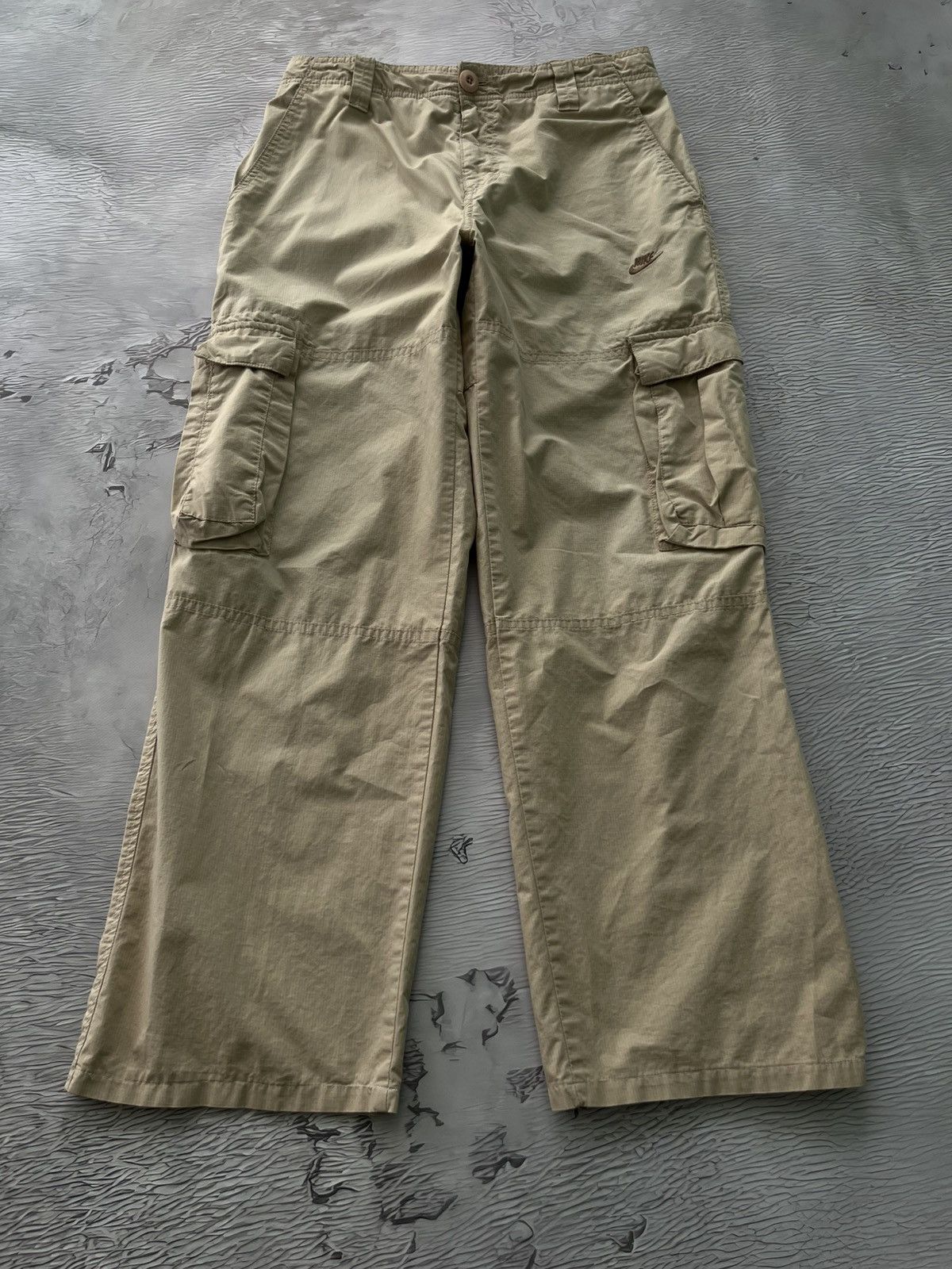 Nike Y2K Nike Vintage Cargo Pants Streetwear Japanese Style Beige Size US 30 / EU 46 - 3 Thumbnail