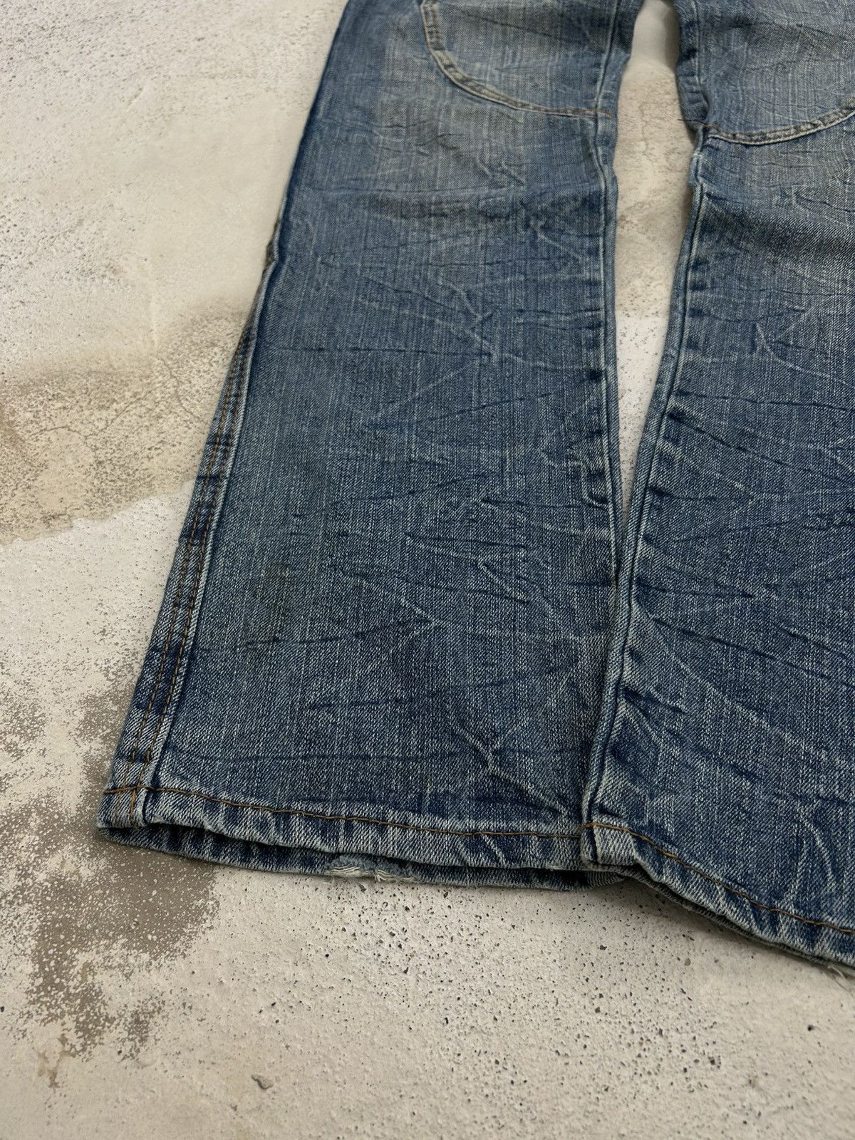 20471120 × Hysteric Glamour × Japanese Brand JWYZ Pocketwork Baggy Distressed Clawn Mark Rivet Button Size US 32 / EU 48 - 5 Thumbnail