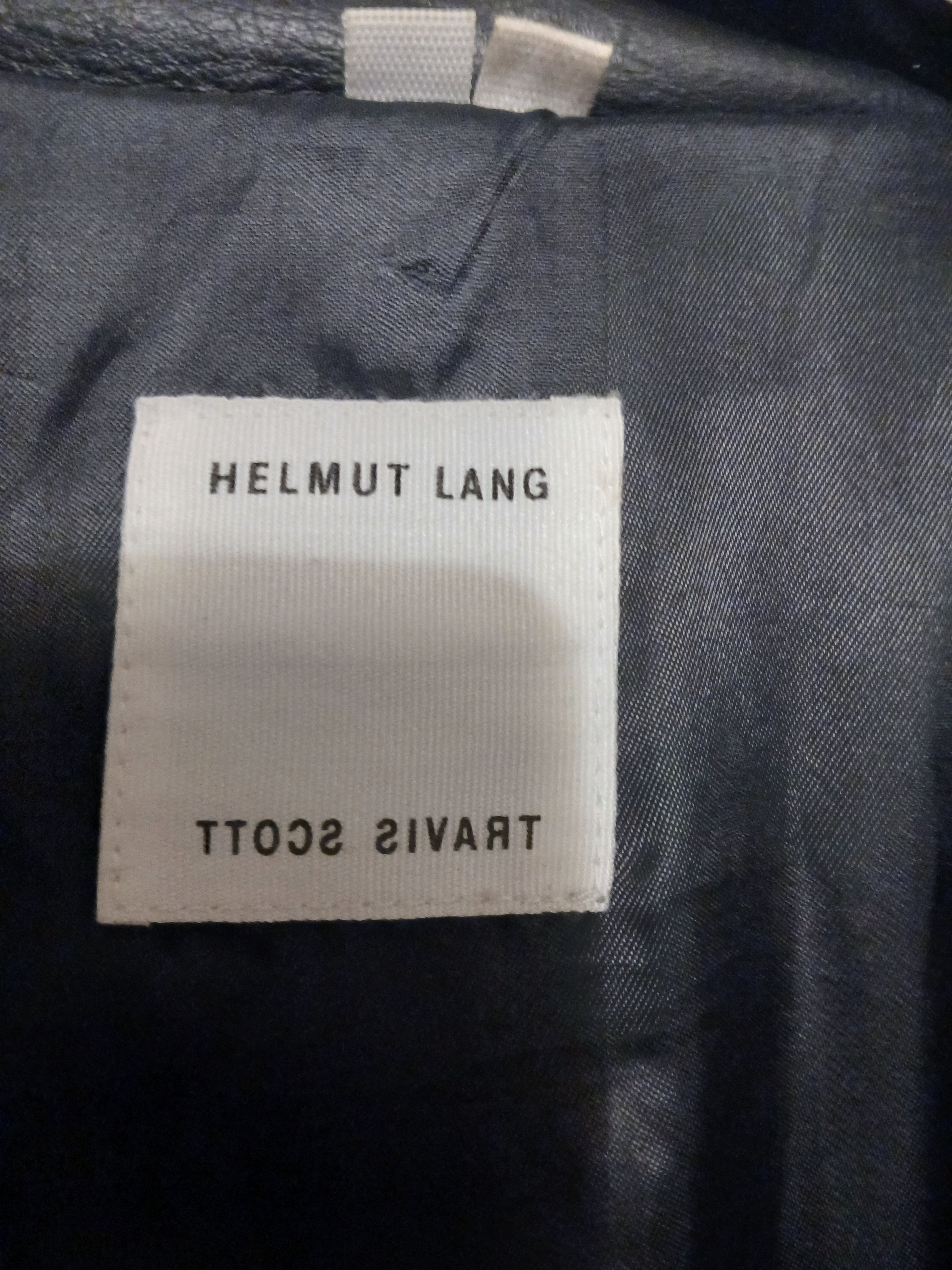 Helmut Lang × Travis Scott Travis Scott X Helmut Lang Leather Jacket Hooded Size US L / EU 52-54 / 3 - 2 Thumbnail