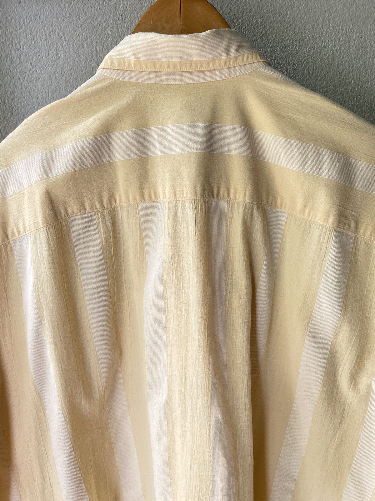 Issey Miyake IM MIYAKE DESIGN STUDIO Pastel Striped Button-Up Shirt Size US L / EU 52-54 / 3 - 9 Thumbnail