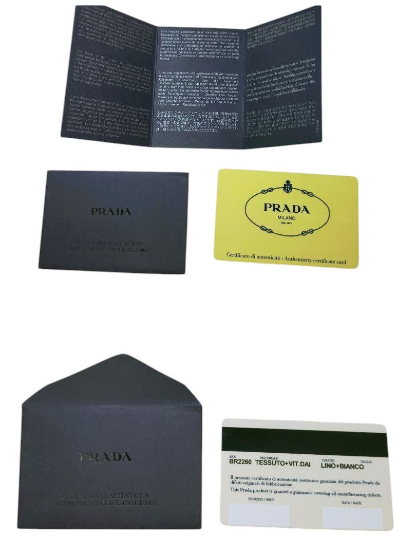 Prada Prada - One Shoulder Bag Triangle Logo Leather White Handbag Size ONE SIZE - 10 Thumbnail